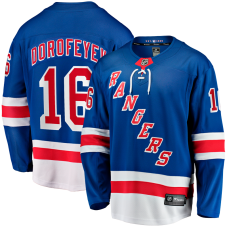 Джерси New York Rangers Pavel Dorofeyev Fanatics Blue Home Breakaway