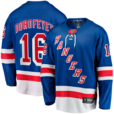 Джерси New York Rangers Pavel Dorofeyev Fanatics Blue Home Breakaway