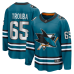 Джерси San Jose Sharks Jacob Trouba Fanatics Teal Home Breakaway Джерси San Jose Sharks Jacob Trouba Fanatics Teal Home Breakaway