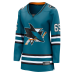 Женская джерси San Jose Sharks Jacob Trouba Fanatics Teal Home Breakaway