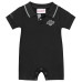 для малыша Los Angeles Kings Wayne Gretzky Mitchell & Ness Black Retro Roots Rugby Romper