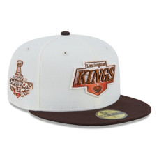 Бейсболка Los Angeles Kings New Era Cream Pumpkin Spice 59FIFTY Бейсболка Los Angeles Kings New Era Cream Pumpkin Spice 59FIFTY