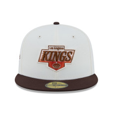 Бейсболка Los Angeles Kings New Era Cream Pumpkin Spice 59FIFTY Бейсболка Los Angeles Kings New Era Cream Pumpkin Spice 59FIFTY