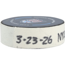 Шайба с игры Conor Sheary New York Rangers Fanatics Authentic from March 23, 2026 vs. Ottawa Senators Шайба с игры Conor Sheary New York Rangers Fanatics Authentic from March 23, 2026 vs. Ottawa Senators