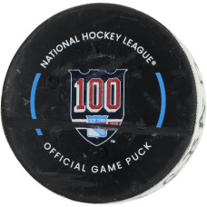 Шайба с игры Adam Fox New York Rangers Fanatics Authentic from March 29, 2026 vs. Florida Panthers Шайба с игры Adam Fox New York Rangers Fanatics Authentic from March 29, 2026 vs. Florida Panthers