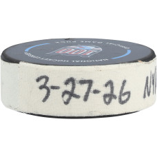 Шайба с игры Alexis Lafreniere New York Rangers Fanatics Authentic from March 27, 2026 vs. Chicago Blackhawks Шайба с игры Alexis Lafreniere New York Rangers Fanatics Authentic from March 27, 2026 vs. Chicago Blackhawks