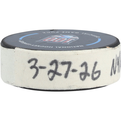 Шайба с игры Alexis Lafreniere New York Rangers Fanatics Authentic from March 27, 2026 vs. Chicago Blackhawks