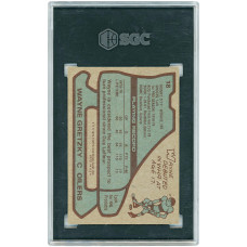 Карточка Wayne Gretzky Edmonton Oilers 1979-80 Topps #18 SGC Authenticated 4