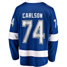 Джерси Tampa Bay Lightning John Carlson Fanatics Blue Home Breakaway