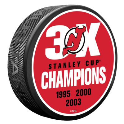 Шайба New Jersey Devils 3X Champions
