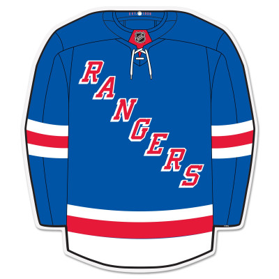 New York Rangers 22 Home Jersey Wall Sign