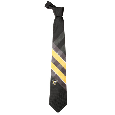 Галстук Pittsburgh Penguins Woven Poly Grid