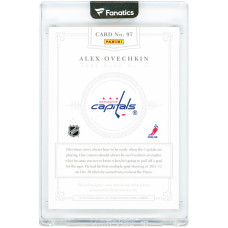 Карточка Alexander Ovechkin Washington Capitals Autographed 2012 Panini Dominion Dual-Color Game Used Relic #97 #3/25