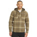 Рубашка Los Angeles Kings Darius Rucker Collection by Fanatics Brown Woven Hooded Shacket Рубашка Los Angeles Kings Darius Rucker Collection by Fanatics Brown Woven Hooded Shacket