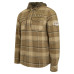 Рубашка Los Angeles Kings Darius Rucker Collection by Fanatics Brown Woven Hooded Shacket