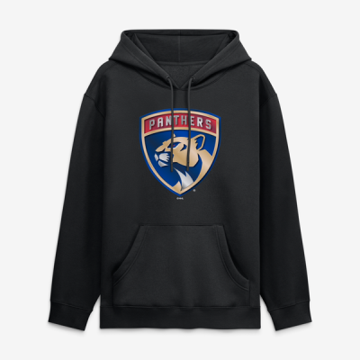 Толстовка Florida Panthers Black Metallic Mascot