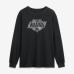 Футболка с длинным рукавом Los Angeles Kings Black Metallic Mascot Футболка с длинным рукавом Los Angeles Kings Black Metallic Mascot