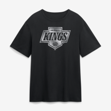 Футболка Los Angeles Kings Black Metallic Mascot Футболка Los Angeles Kings Black Metallic Mascot