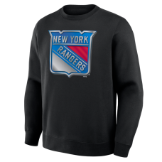 Свитшот New York Rangers Black Metallic Mascot