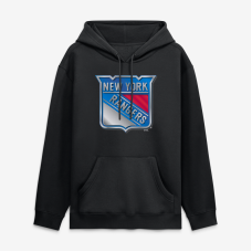 Толстовка New York Rangers Black Metallic Mascot
