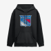 Толстовка New York Rangers Black Metallic Mascot