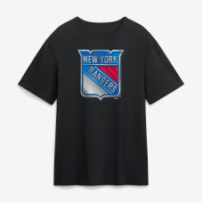 Футболка New York Rangers Black Metallic Mascot