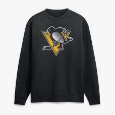Свитшот Pittsburgh Penguins Black Metallic Mascot