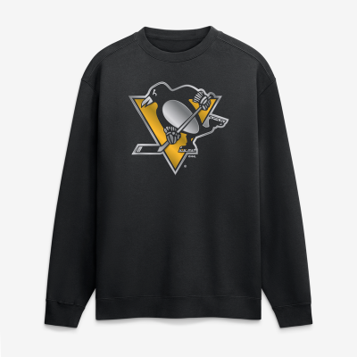 Свитшот Pittsburgh Penguins Black Metallic Mascot