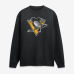 Свитшот Pittsburgh Penguins Black Metallic Mascot