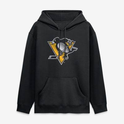 Толстовка Pittsburgh Penguins Black Metallic Mascot