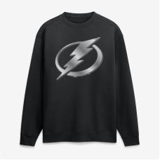 Свитшот Tampa Bay Lightning Black Metallic Mascot Свитшот Tampa Bay Lightning Black Metallic Mascot