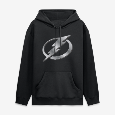Толстовка Tampa Bay Lightning Black Metallic Mascot