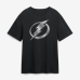 Футболка Tampa Bay Lightning Black Metallic Mascot