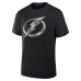 Футболка Tampa Bay Lightning Black Metallic Mascot