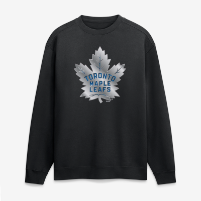 Свитшот Toronto Maple Leafs Metallic Mascot - Black