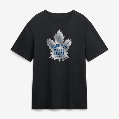 Футболка Toronto Maple Leafs Metallic Mascot - Black