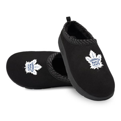 Toronto Maple Leafs ISlide Unisex Primary Logo Mission Slipper - Black