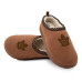 Toronto Maple Leafs ISlide Unisex Tonal Logo Mission Slippers - Tan