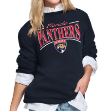 Женская свитшот Florida Panthers Starter Navy Arch Stripe Fleece Женская свитшот Florida Panthers Starter Navy Arch Stripe Fleece