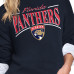 Женская свитшот Florida Panthers Starter Navy Arch Stripe Fleece