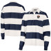 Женская поло Florida Panthers Antigua Navy/White Banner Rugby Long Sleeve