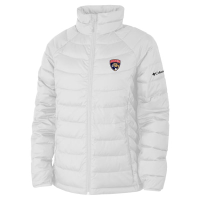 Женская куртка Florida Panthers Columbia White Omni-Heat Powder Lite II Raglan Full-Zip