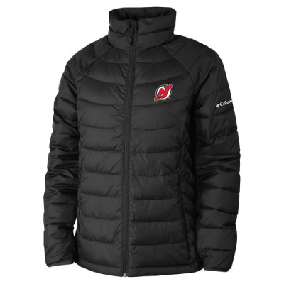 Женская джерси New Devils Columbia Black Omni-Heat Powder Lite II Raglan Full-Zip Jacket
