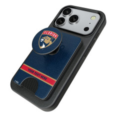 Именная кошелёк Florida Panthers Keyscaper Solid PopSockets Magnetic