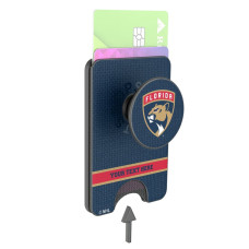 Именная кошелёк Florida Panthers Keyscaper Solid PopSockets Magnetic