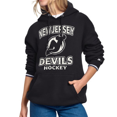 Женская толстовка New Jersey Devils Starter Black Cookies & Cream