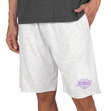 Шорты Los Angeles Kings Concepts Sport Oatmeal Hockey Fights Cancer Mainstream Terry Tri-Blend