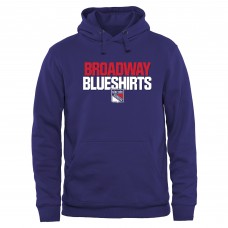 New York Rangers Home Ice Pullover Hoodie - Royal New York Rangers Home Ice Pullover Hoodie - Royal