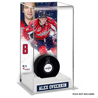 Кейс для хоккейной шайбы Washington Capitals Alex Ovechkin Fanatics Authentic Deluxe