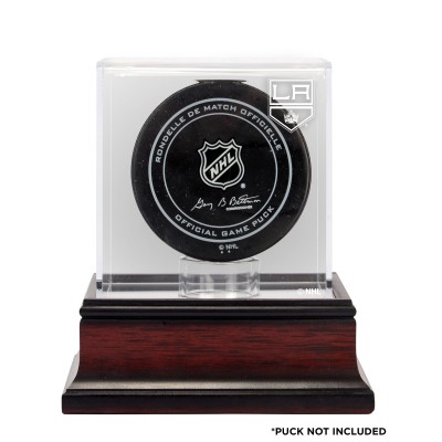 Los Angeles Kings Fanatics Authentic Mahogany Hockey Puck Logo Display Case